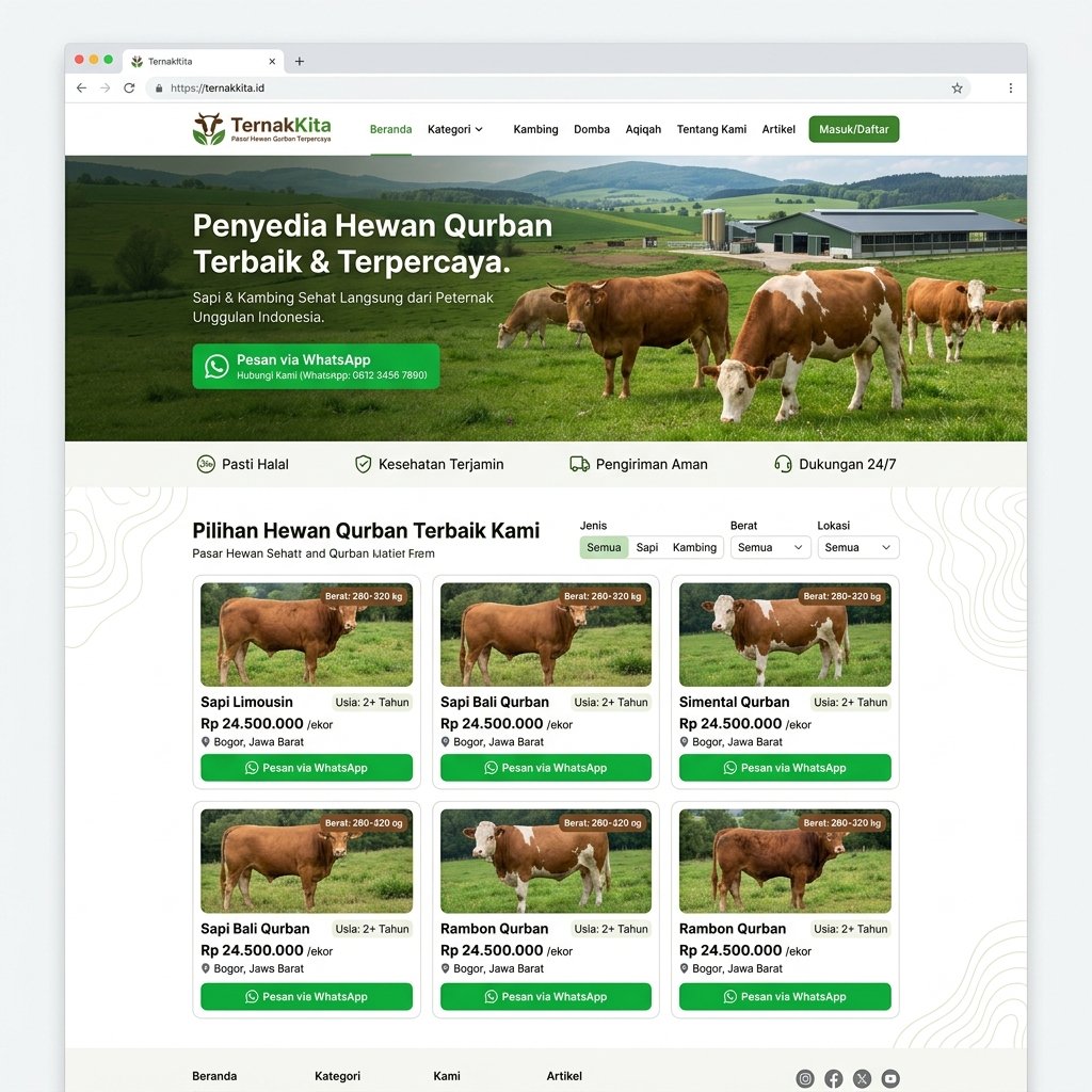 Website Peternakan & Hewan Kurban